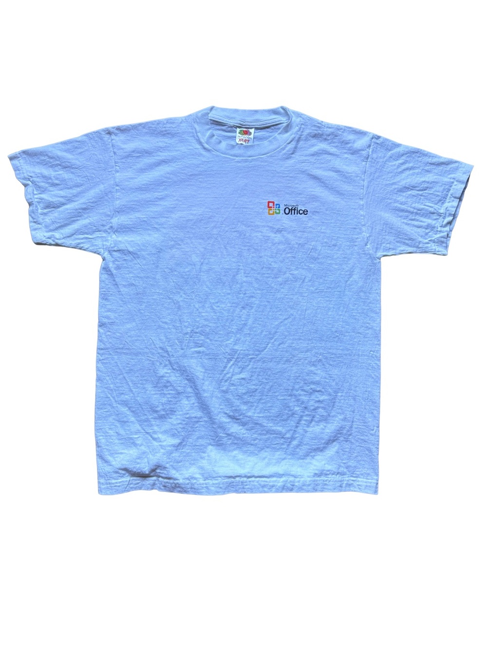 Microsoft White Graphic Tee - Men's Crewneck Shirt